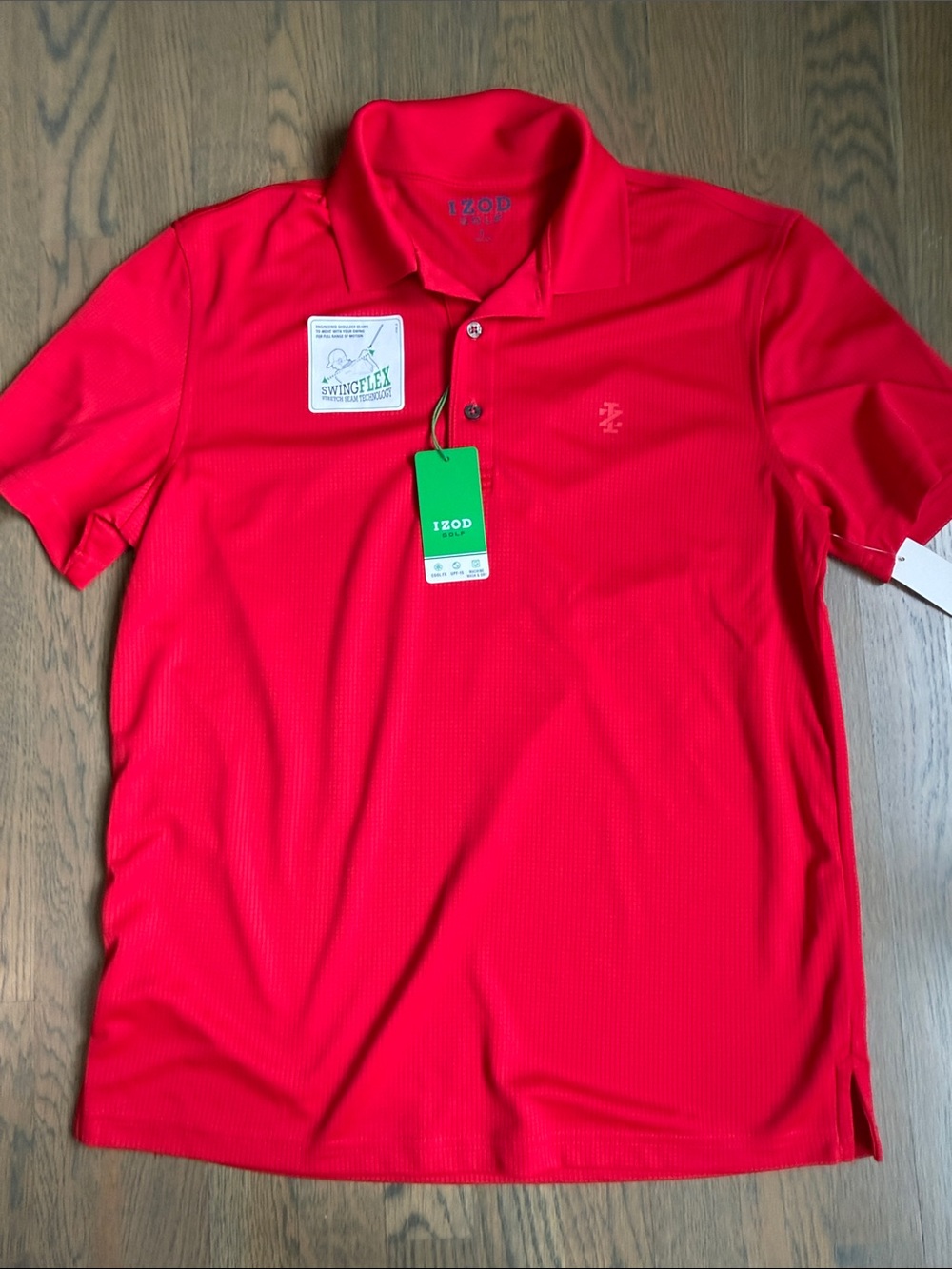 Izod Bright Red Men's Golf Polo